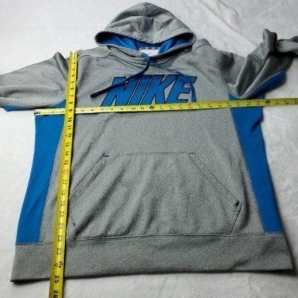Nike Therma Fit Hoodie Mens Size M Medium Gray - Picture 7 of 10
